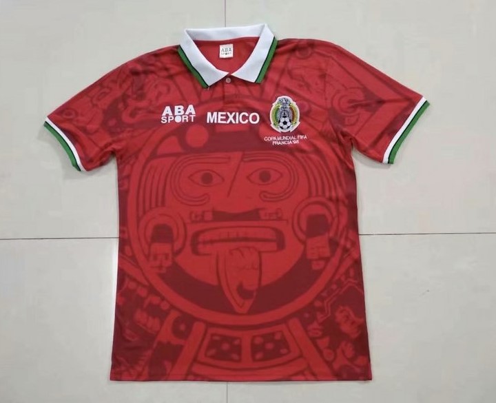AAA Quality Mexico 1998 World Cup Special Red Soccer Jersey